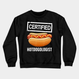 Cool Hotdog Women Sausage Hot Dog Lover Crewneck Sweatshirt